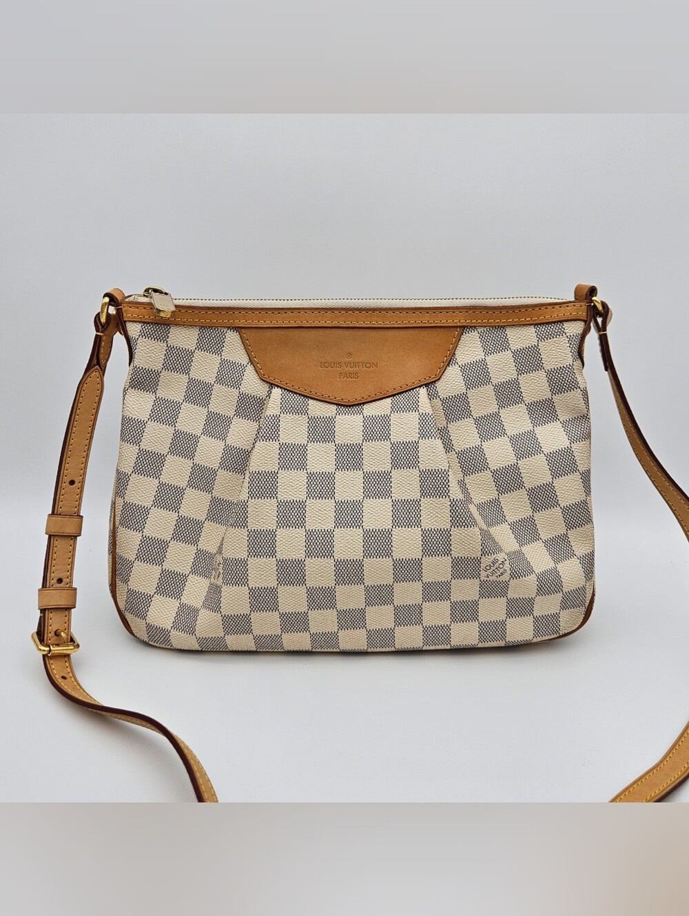 Authentic Damier Azur Siracusa PM #4422M
